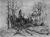 Path in the forest - Isaac Levitan