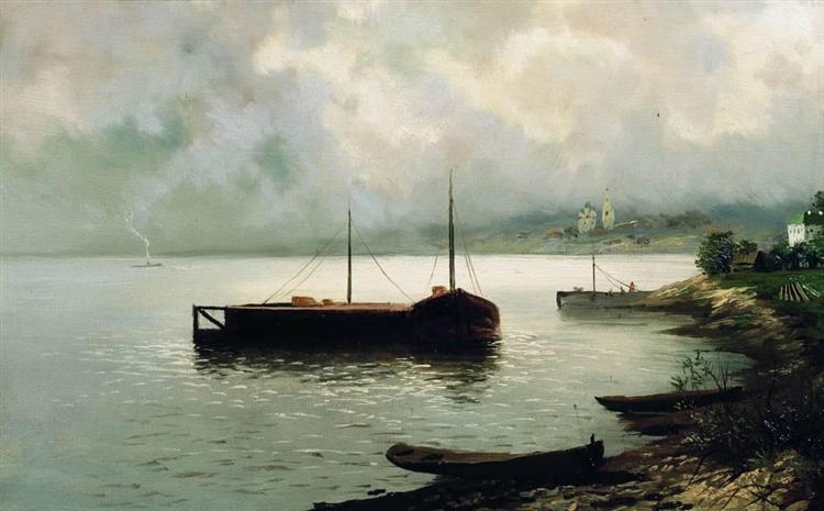 Volga, 1889 - Isaak Iljitsch Lewitan