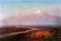 Araks River and Ararat - Iwan Konstantinowitsch Aiwasowski