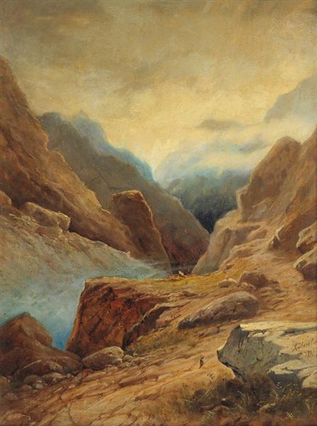 Darial Gorge, 1891 - Iván Aivazovski