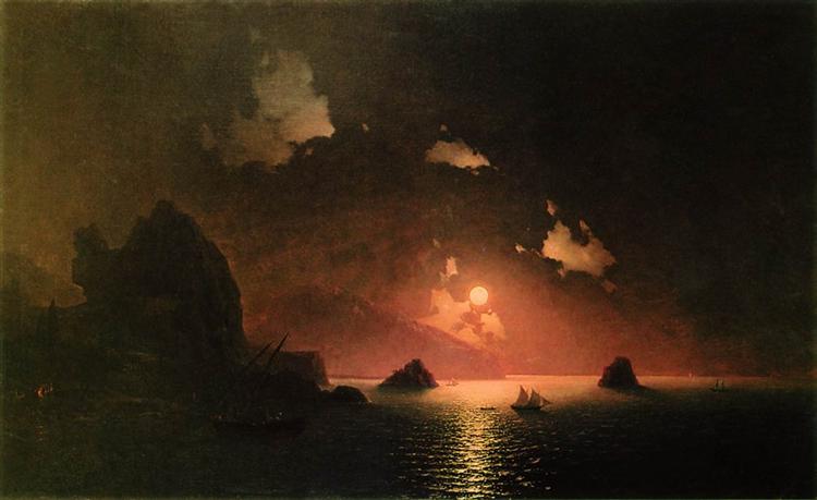 Gurzuf night, 1849 - Ivan Aivazovsky