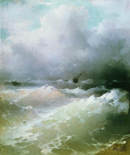 Sea, 1881 - Iván Aivazovski
