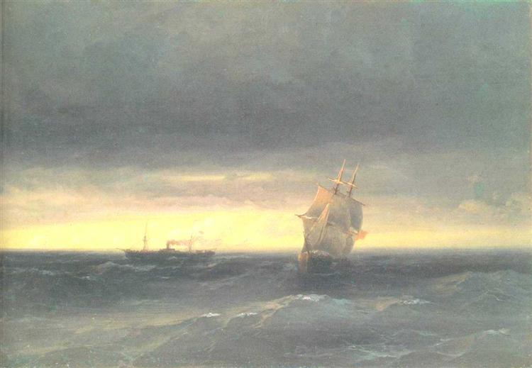Sea, 1882 - Iwan Konstantinowitsch Aiwasowski