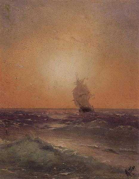 Sea view - Ivan Konstantinovich Aivazovskii