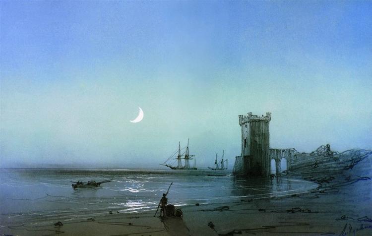 Seascape, c.1850 - Iwan Konstantinowitsch Aiwasowski