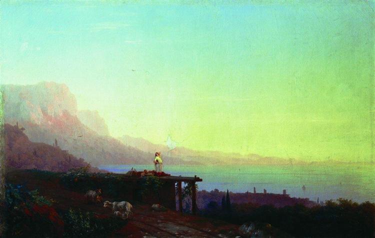 Southern night. Crimea, 1848 - 伊凡·艾瓦佐夫斯基
