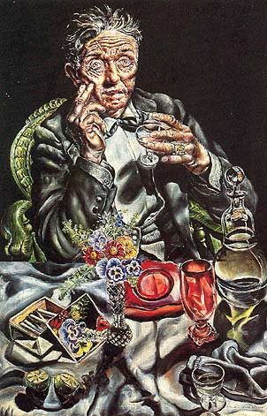 Self Portrait Drinking, 1935 - Ivan Albright