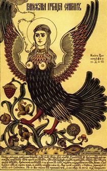 Bird of Paradise Sirin - Ivan Bilibine