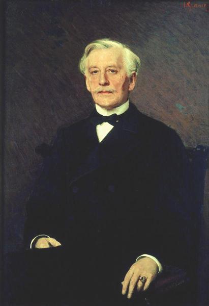 Portrait of Prince Pavel Ivanovich Lieven, 1879 - 伊凡·克拉姆斯柯依