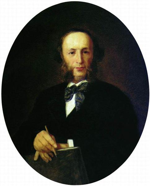 Portrait of the Artist I.K. Aivazovsky - Iván Kramskói