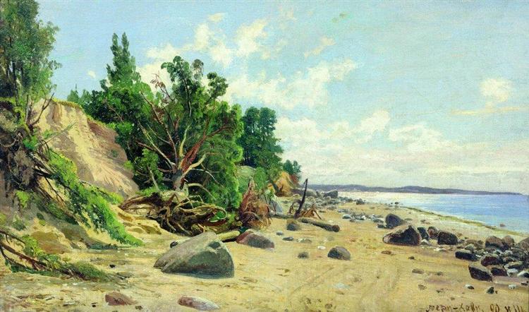 Берег моря, 1890 - Иван Шишкин