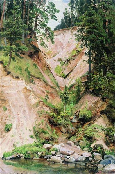 Cliff, 1893 - Ivan Shishkin