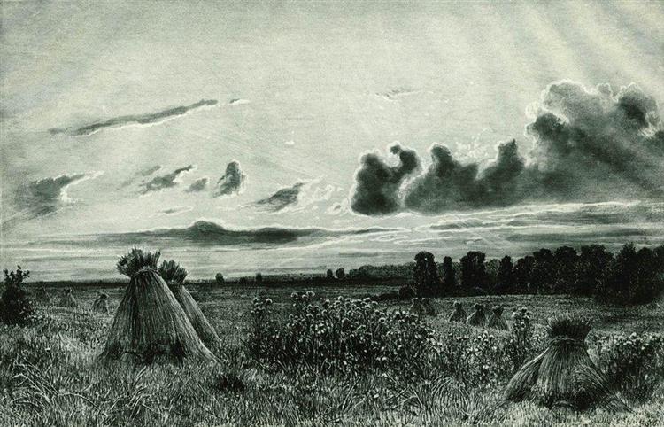 Поле, 1886 - Иван Шишкин