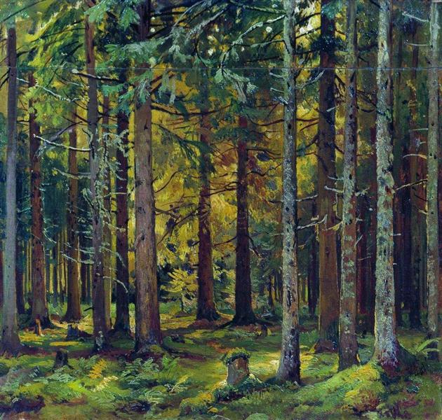 Fir forest - 伊凡·伊凡諾維奇·希施金