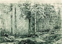 Bosque de Árvores-Mastro - Ivan Shishkin