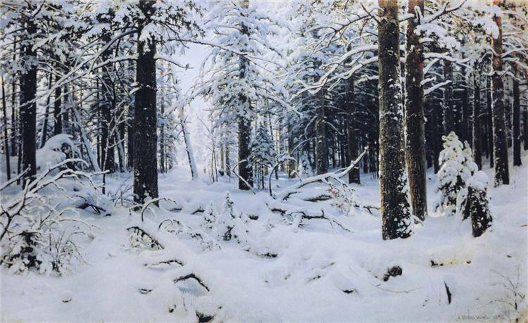 Зима, 1890 - Иван Шишкин