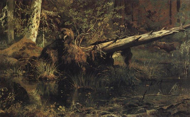 Wood (Shmetsk near Narva), 1888 - Iwan Iwanowitsch Schischkin