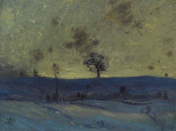 Snowfields, Evening - J. E. H. MacDonald
