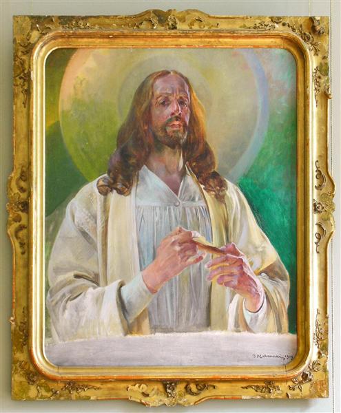 Christ in Emmaus - Jacek Malczewski
