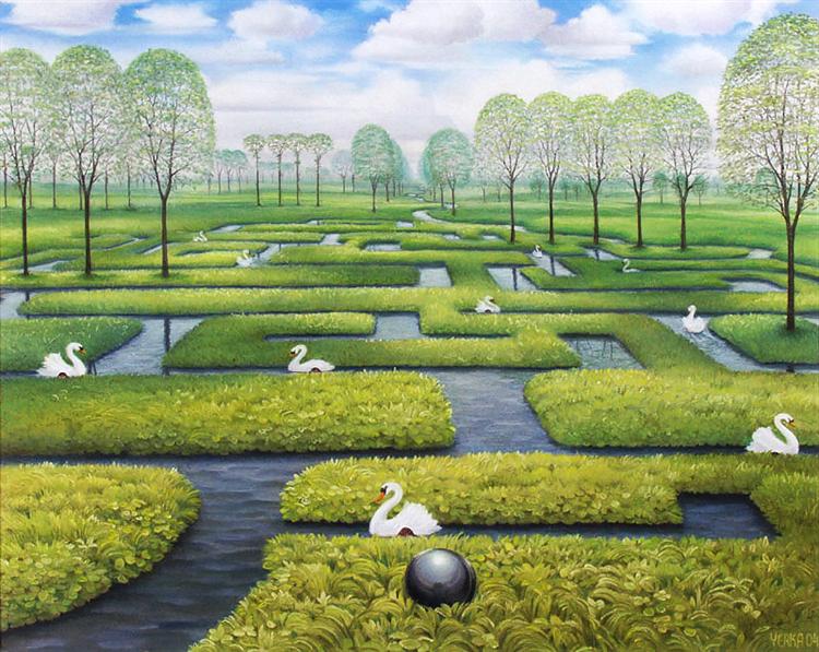 Spring Labyrinth, 2004 - Jacek Yerka