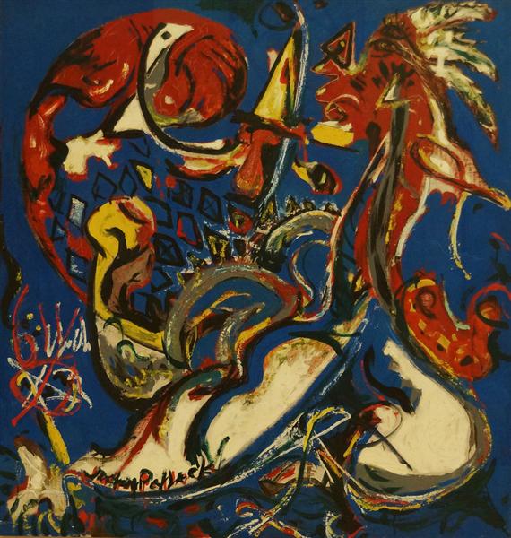 The Moon-Woman Cuts the Circle, 1943 - Jackson Pollock