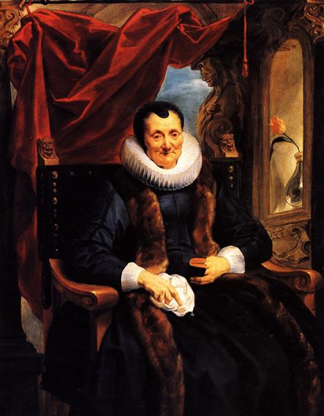 Portrait of Magdalena de Cuyper, 1636 - Якоб Йорданс