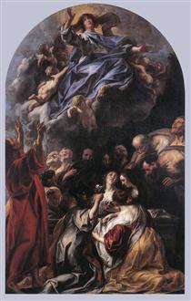 The Assumption of the Virgin - Jacob Jordaens
