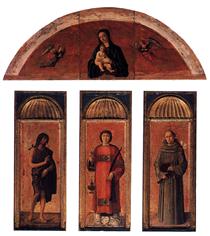 Triptych of St Lawrence - Iacopo Bellini