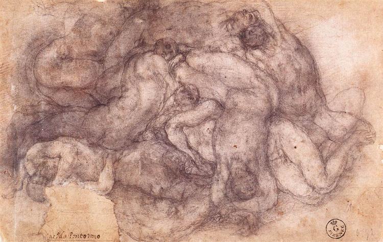 Група мертвих, c.1550 - Джакопо Понтормо