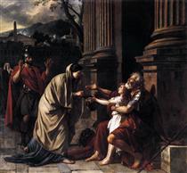 Belisarius Begging for Alms - 雅克-路易‧大衛