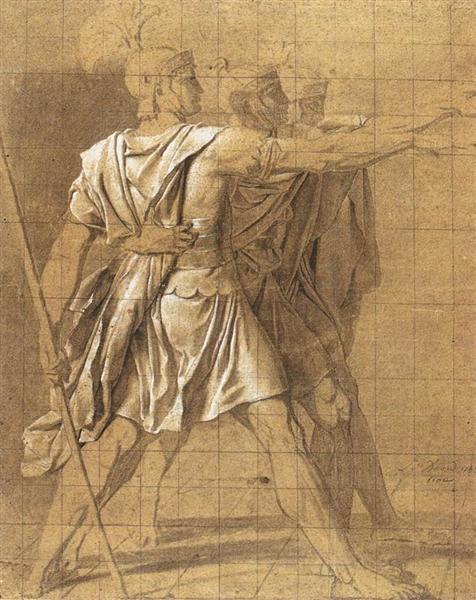 The Three Horatii Brothers, 1785 - Жак-Луї Давід