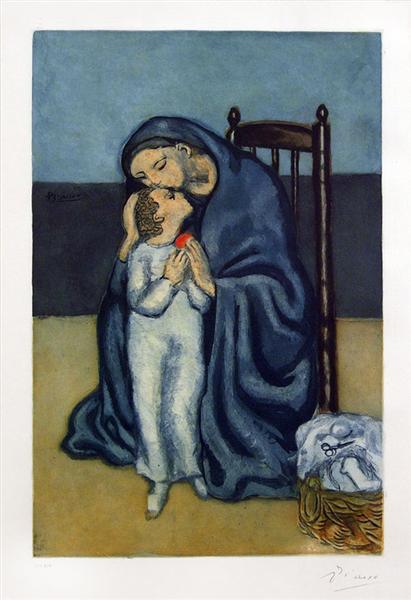 Maternité (after Picasso), 1901 - Жак Війон