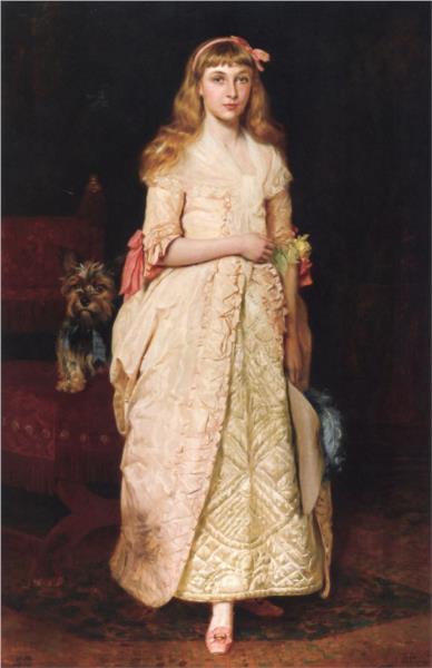 A Portrait of Miss Rose Fenwick as a Child, 1877 - James Archer