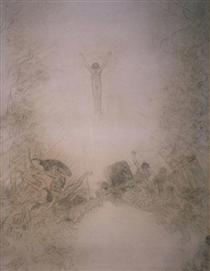 Christ Rising Up to Heaven - James Ensor