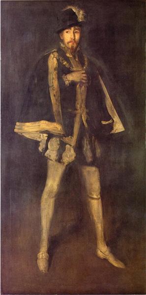 Arrangement in Black, No. 3 Sir Henry Irving as Philip II of Spain, 1876 - James McNeill Whistler