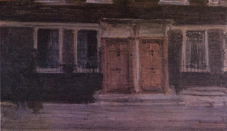 Chelsea Houses, 1880 - 1887 - Джеймс Эббот Макнил Уистлер