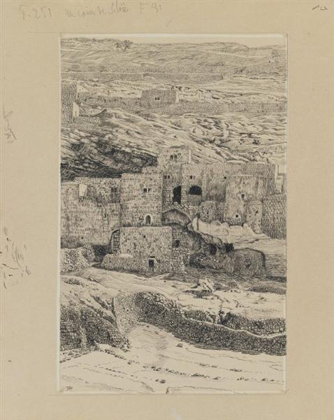 A Corner of the Village of Siloam, 1886 - 1889 - James Tissot