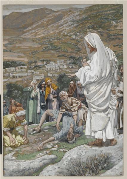 The Possessed Boy at the Foot of Mount Tabor - James Tissot