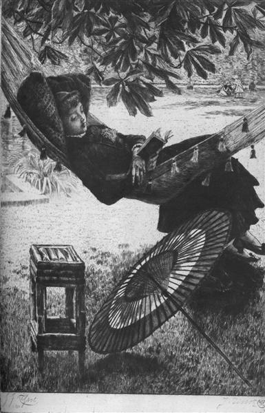 The Hammock, 1880 - James Tissot