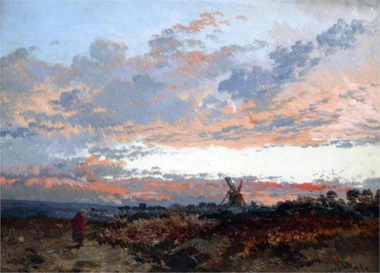 A Sunset, 1871 - James Webb