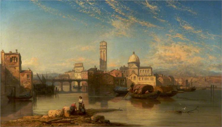 Italian Landscape, 1869 - James Webb