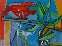 Still Life with Lobster II - Джеймс Вікс