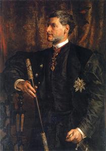 Portrait of Alfred Potocki - Ян Матейко