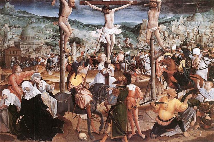 Crucifixion, 1500 - Ян Провост