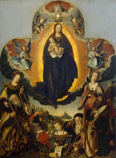 The Virgin Mary in Glory, 1524 - Ян Провост