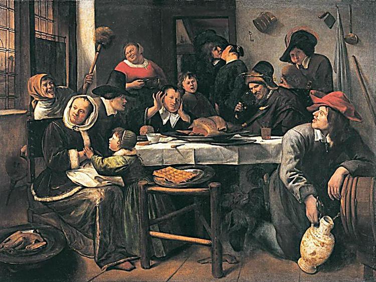 Os Alegres, 1660 - Jan Steen