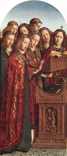 Гентский алтарь (деталь), 1432 - Ян ван Эйк