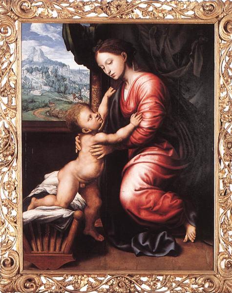 Virgin and Child - Jan van Hemessen