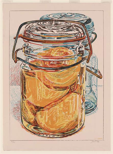 Preserved Peaches, 1975 - Janet Fish