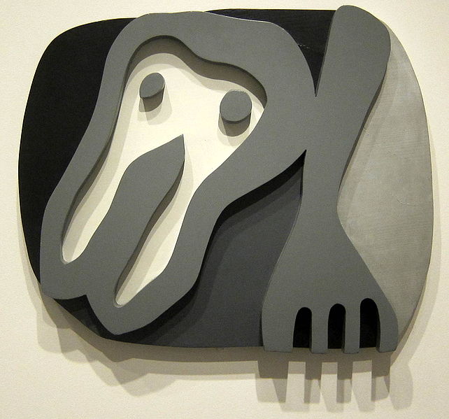 Shirt Front and Fork, 1922 - Hans Arp
